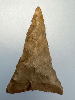 Impressive 1 3/4" Onondaga Chert Triangle Point, Found in New York