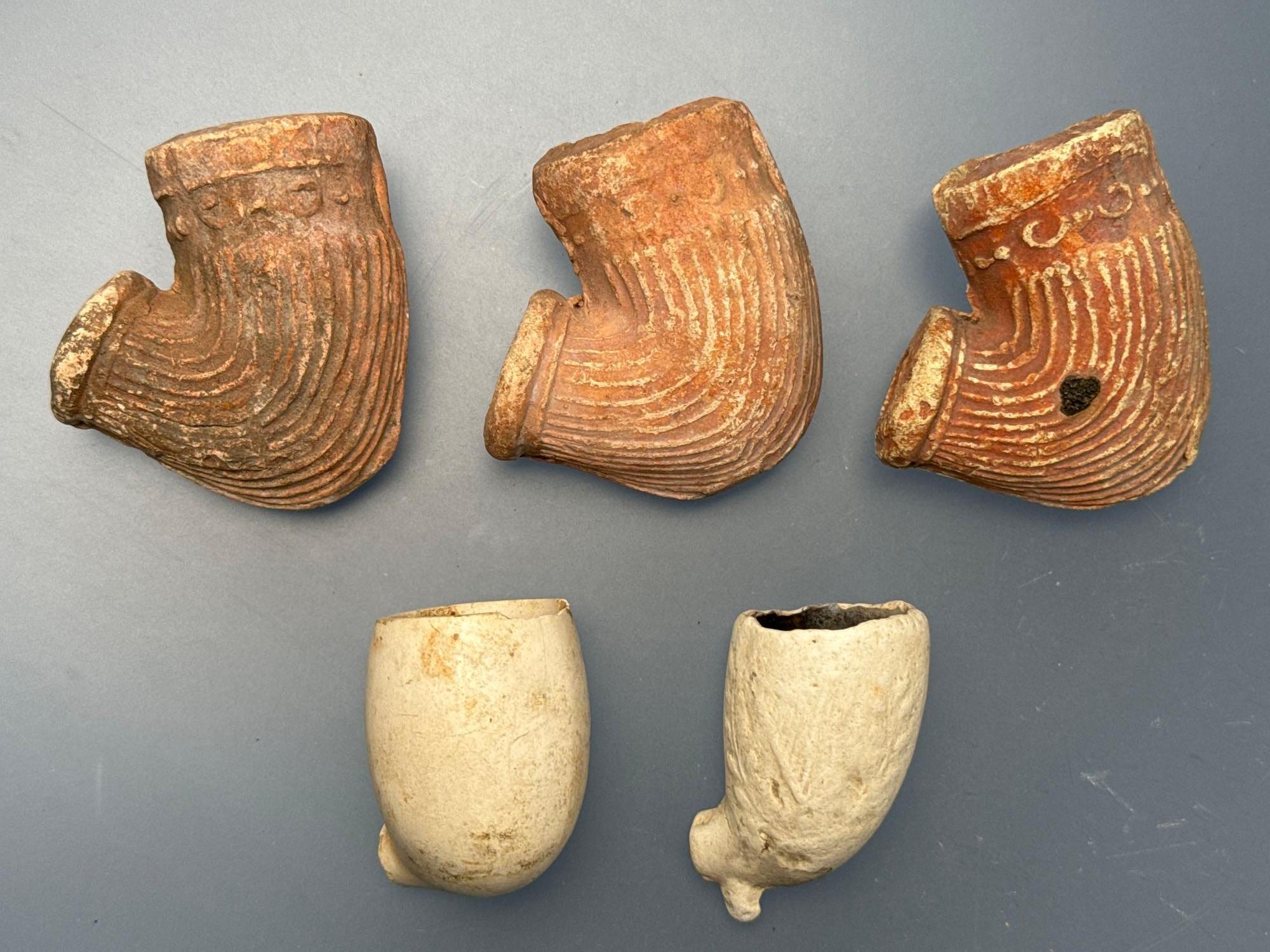 1800's Tavern and Kaolin Pipes, Collected by M. Bickecki in Newton, Bucks Co., PA