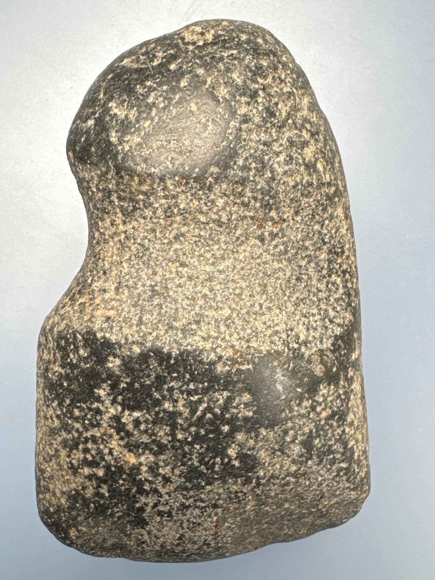 4" Hohokam Axe, Found in Arizona, Decent Example, Ex: Kauffman Collection