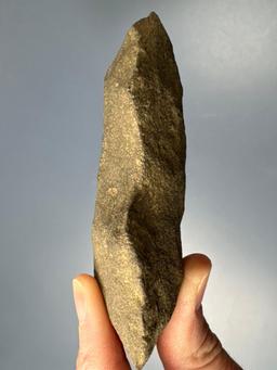 4" Flaked Axe, Found in Berks Co., PA, Ex: Kauffman Collection