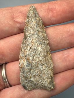 2 1/4" Late Paleo/Early Archaic Point, Chert, Found in Missouri, Ex: Kauffman Collection