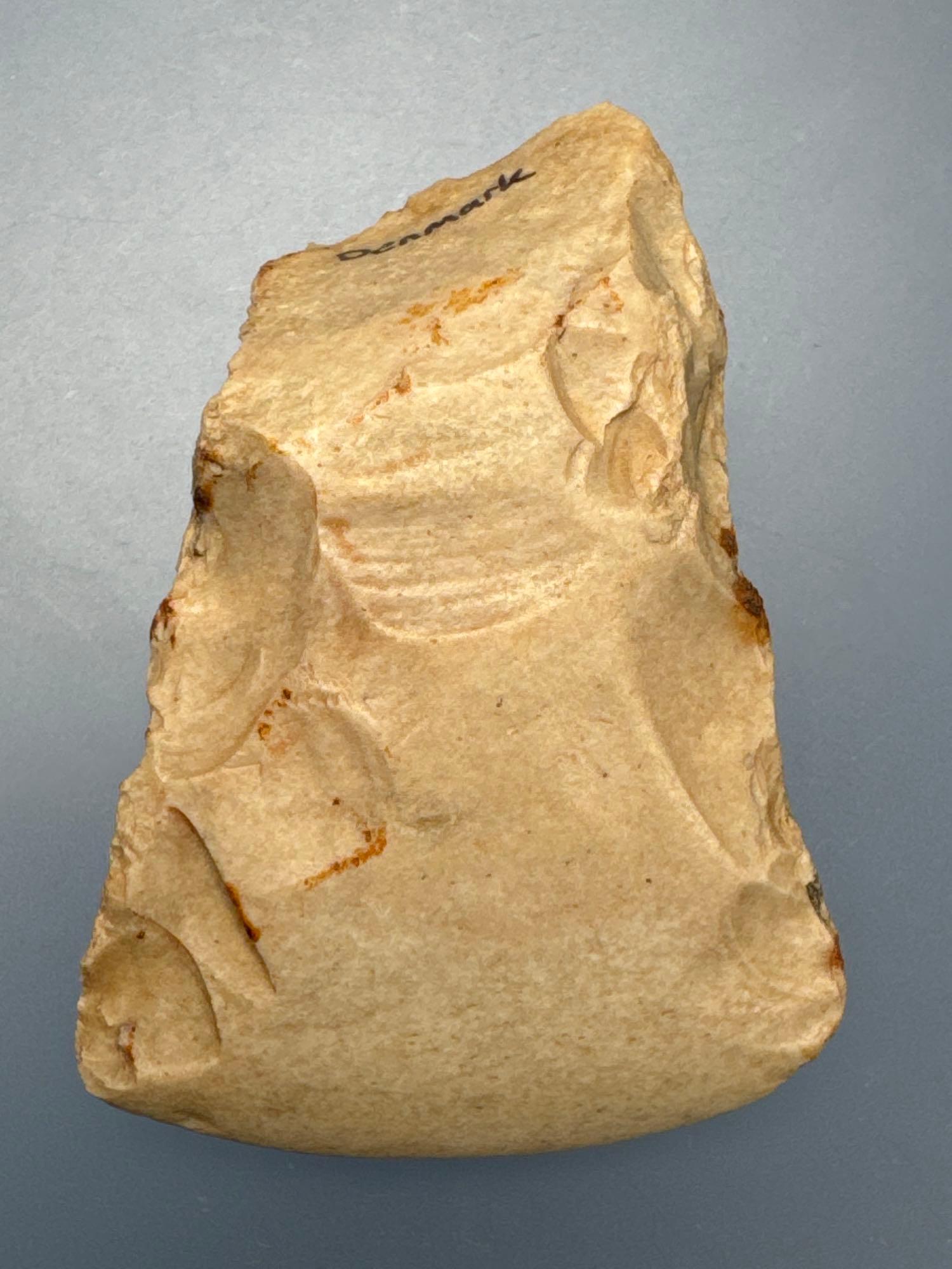 2 1/2" Polished Flint Celt, Found in Denmark