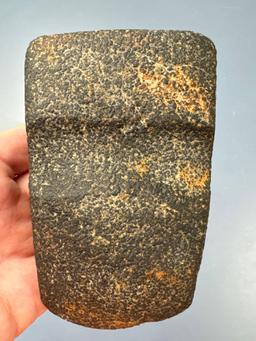 4 1/2" Keokuk 1/2 Grooved Axe, Found in Louisa Co., Iowa, Ex: Grant, Moody Collections