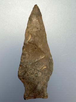 2 3/8" Chert Transitional Fishtail Point, Found in New York