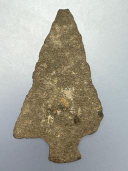 SUPERB 3" Paper Thin Argillite Perkiomen, Found in New Jersey, Ex: Joe Russell, Burley Collection