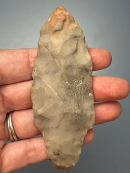 3 3/4" Flint Ridge Adena Point, Found in New York, Ex: Dave Summers Collection