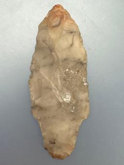 3 3/4" Flint Ridge Adena Point, Found in New York, Ex: Dave Summers Collection