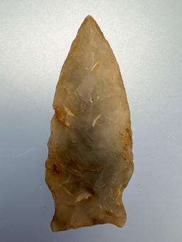 SUPERB 2" Translucent Chalcedony Fishtail Point, Found in New Jersey