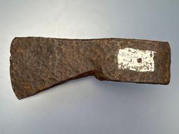 NICE 5 1/2" 1700's Hudson Bay Iron Trade Axe, Rarer Earlier Type, Ex: Dean Thomas of Fairfield, PA