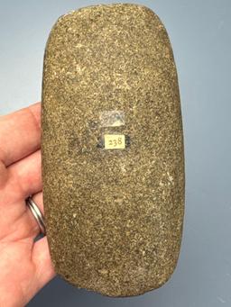 4 3/4" Impressive Hardstone Celt, Found in Columbiana Co., Ohio, Ex: Cicero Collection