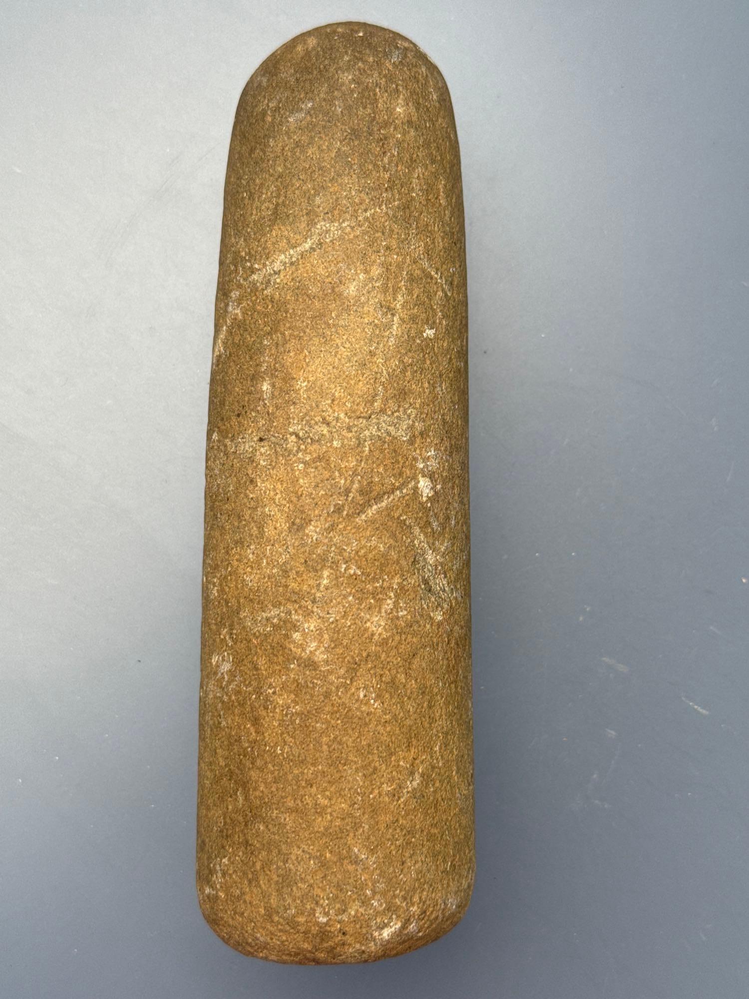 Quality 6 3/8" Roller Pestle, Found in Burlington Co., NJ by Raymond Powell