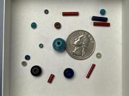 16 Various Beads, Susquehannock Found in Washington Boro, Lancaster Co., PA, Ex: Stoner Collection
