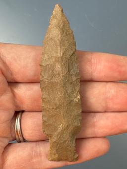 3 1/8" Point, Found by James Boatwright in Benton Co., Tennessee