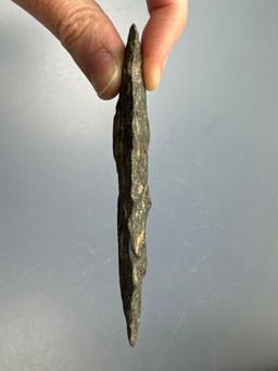 FINE 4 1/2" Argillite Hoover Island Point, Conoy Creek, Lancaster Co., Pennsylvania