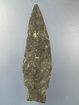 FINE 4 1/2" Argillite Hoover Island Point, Conoy Creek, Lancaster Co., Pennsylvania