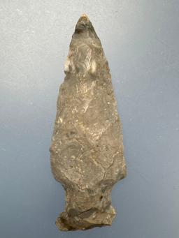 2 5/16" Stemmed Point, Found in Northeastern Kansas, Ex: Terry Miller
