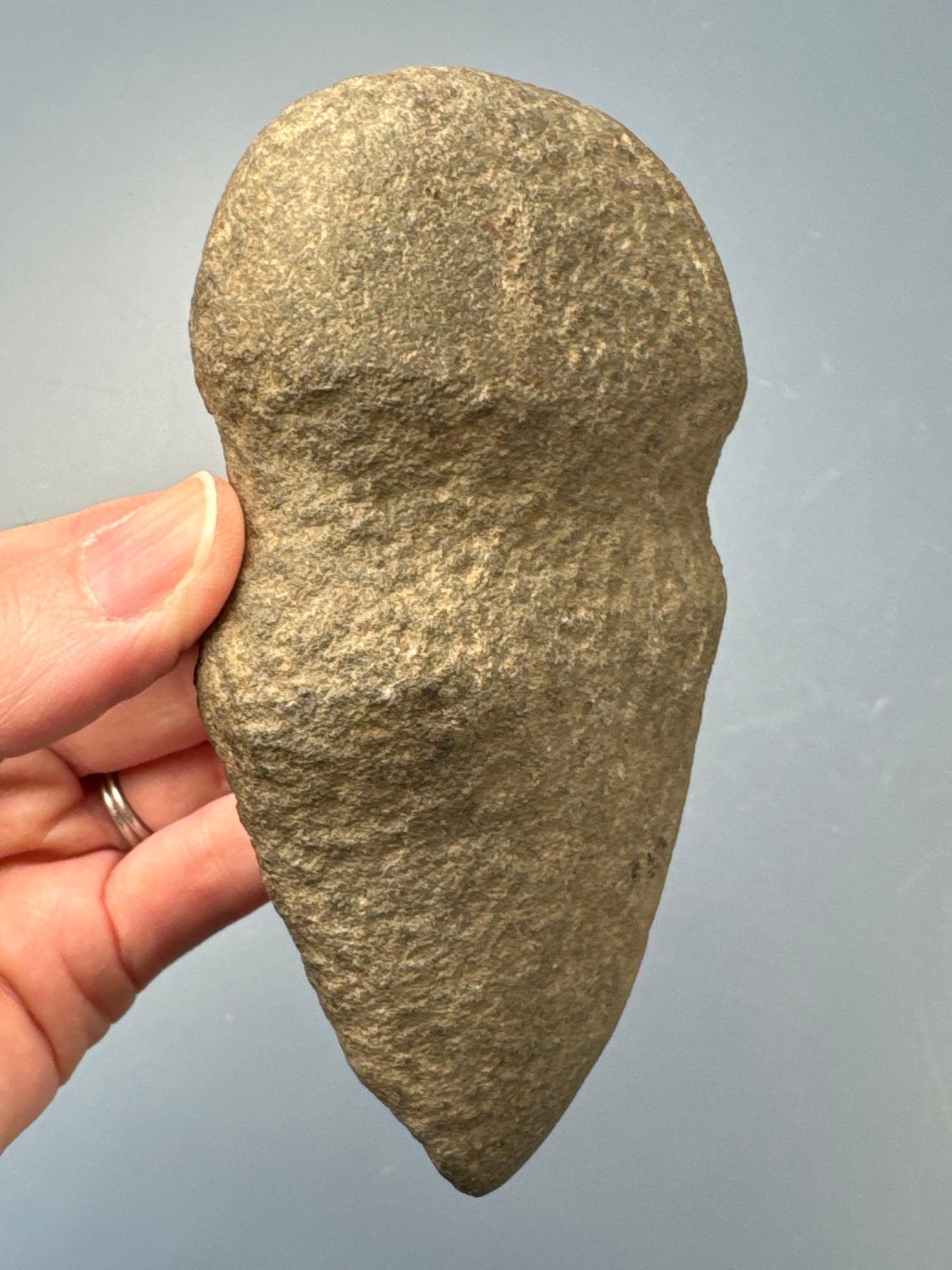 5" Axe, 3/4 Groove, Found in Freehold, New Jersey, Ex: Ted Knieriem