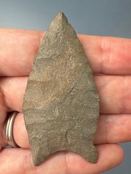 Stunning 2 1/2" Paleo Point, Found along the Nemaha River in Nemaha Co., Kansas by Terry Miller,