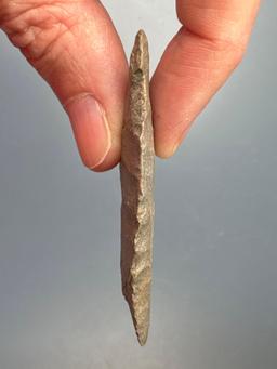 Stunning 2 1/2" Paleo Point, Found along the Nemaha River in Nemaha Co., Kansas by Terry Miller,