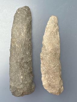 Pair of Well-Made Knives, Longest is 5 3/4", Found along the Nemaha River in Nemaha Co., Kansas
