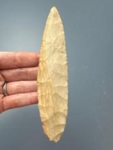 LARGE 6 7/8" Bi-Pointed Blade, Found in Marion Co., Ohio, Ex: Sexton Collection