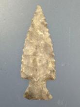 FINE 1 1/16" Rockwall Point, Birdpoint, Found by Mr. Miller in Ponca City, OK Near Arkansas River