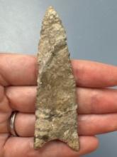 STUNNING 3 1/4" Multi-Colored Chert Paleo Allen Point, Found in Greenwood Co., Kansas