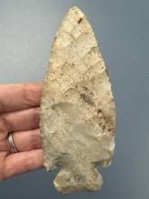 BEST of 5 5/16" Massive Thebes Point, Found by Russel Voquin, Missouri/Illinois, Ex: Carole Coll