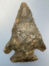 NICE 2 1/4" Beveled Lost Lake, Ex: Carole Collection, Former Indian Cavern Collection of Wauzeka, WI