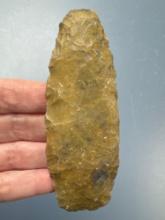 Rare 4" Alberta Point, Nice Coloration, Found in Greenwood Co., Kansas, Ex: Terry Miller