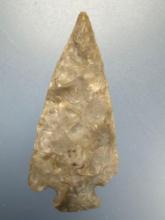 1 3/4" Paper Thin Side Notch Point, Found in Northeastern Kansas, Ex: Terry Miller