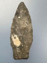 2 1/2" Finely Stemmed Point, Found in Northeastern Kansas, Ex: Terry Miller