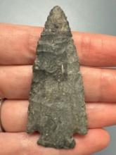 Restored Tip-- Corner Notch Point, top 1/2" of tip restored, Found in Northeastern Kansas,