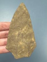WOW 4 9/16" Argillite Mansion Inn Blade, THIN, Found in Essex Co., Delaware, NICE PIECE!
