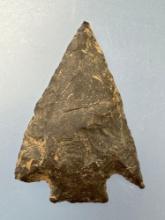 1 5/8" Basal Notch Point, Found near Ortanna, Adams Co., Pennsylvania by Paul Fissel