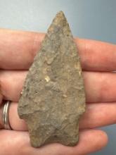 2 1/2" Rhyolite Piedmont Point, Nice Condition, Found along the Lower Susquehanna River