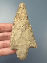 4 1/8" Dickson Point, Midwestern US, Nice Condition And Larger Example