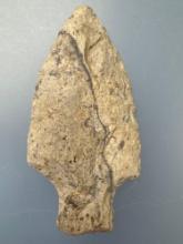 NICE 2 15/16" Banded Rhyolite Piedmont Strait Stem, Found along the Lower Susquehanna River