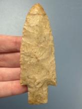 SUPERB 3 5/8" Pontchartrain Point, Comes with Sam Johnson COA, Found in Clay Co., Arkansas,