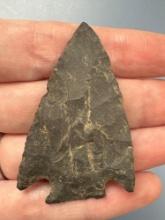 2 1/16" Nice Corner Notch Point, Found in Berks Co., Pennsylvania, Ex: Ted Knieriem