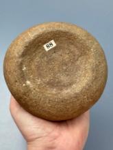 SUPERB 5 1/4" Double Cupped Discoidal, Found in Washington Co., Tennessee, RARE