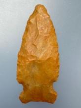 2 1/2" Side Notch Point, Found in Northeastern Kansas, Ex: Terry Miller