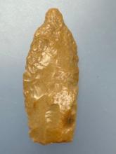 Paleo Milnesand Point, 2 3/16", Found in Greenwood Co., Kansas, Ex: Terry Miller