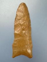 RARE 2 3/8" River Polished Meserve Point, Found in Greenwood Co., Kansas, Ex: Terry Miller