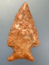 1 9/16" River Polished Edwards Point, Found in Ponca City, Kay Co., Oklahoma Along Arkansas River,