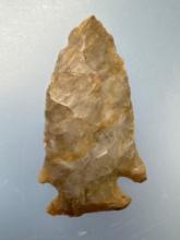 NICE 2" Corner Notch Point, THIN, Found in Tennessee