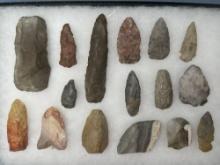 NICE Lot of Artifacts, Tools, Arrowheads, Found along the Nemaha River in Nemaha Co., Kansas