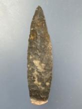 HIGHLIGHT 3 3/4" Paleo Agate Basin, Ground Base, Found in Greenwood Co., Kansas by Terry Miller