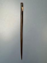 7 1/8" Drilled Bone Pin, Found in Florida, Stunning example and in nice condition