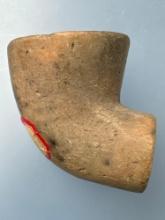 2 5/8" Caddo Clay Pipe, Found in Yell Co., Arkansas, Ex: Knieriem, T. Madeira